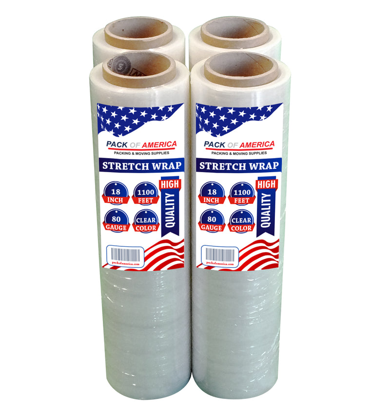 Stretch Film Clear - Industrial Heavy Duty Plastic Shrink Wrap